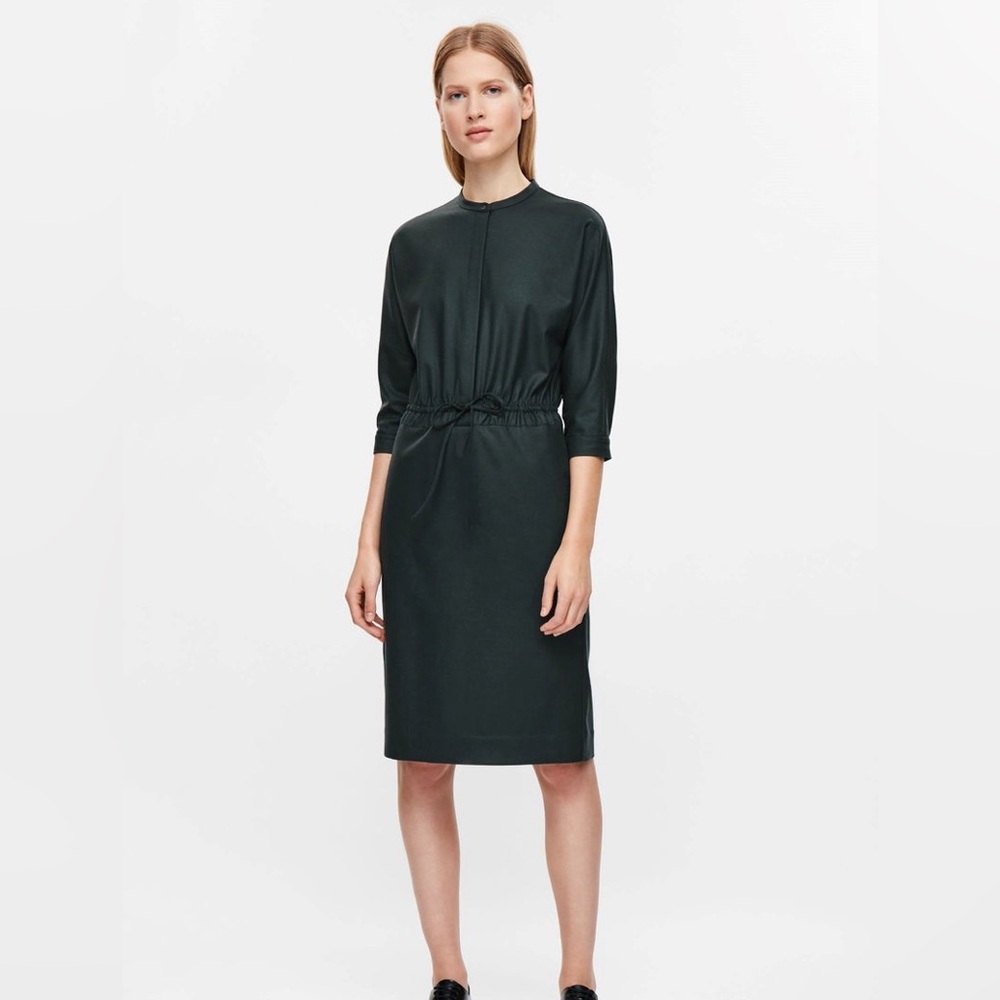 COS Elegant Wool Evergreen Dress